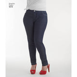 Simplicity Pattern 8516 Misses' Mimi G Skinny Jeans