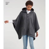 Simplicity Pattern 8517 Misses' Set of Ponchos