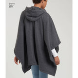 Simplicity Pattern 8517 Misses' Set of Ponchos