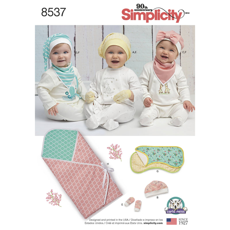 Simplicity Pattern 8537 Baby Accessories