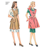 Simplicity Pattern 8571 Women’s' Vintage Aprons