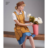 Simplicity Pattern 8571 Women’s' Vintage Aprons