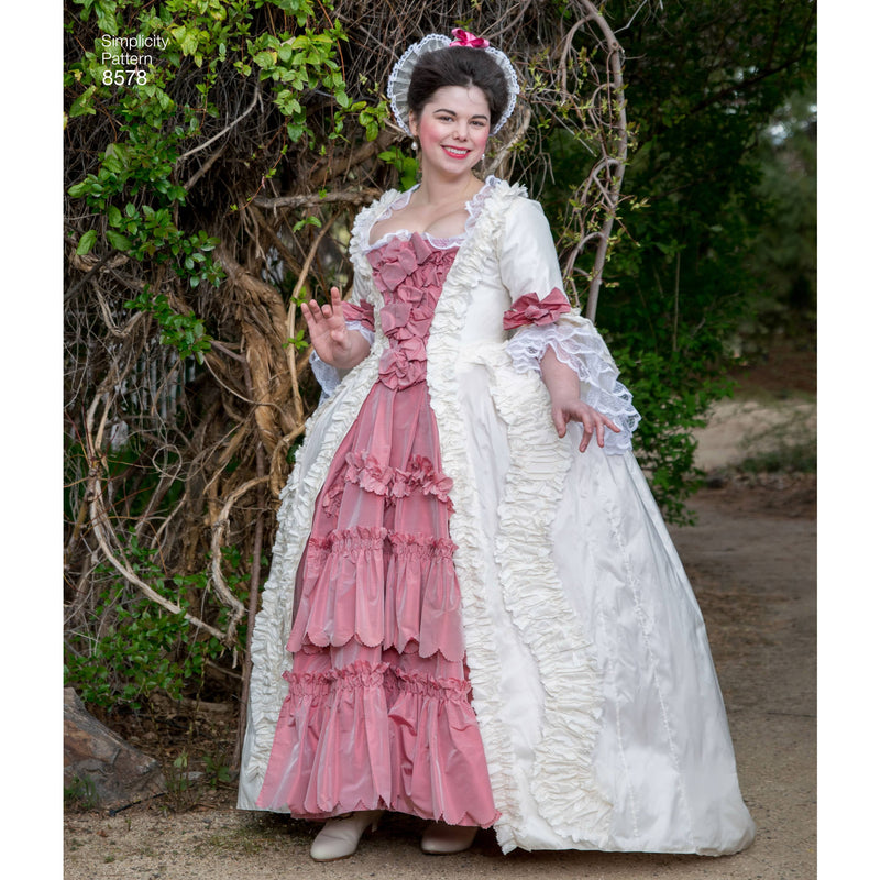 Simplicity Pattern 8578 Women’s' 18th Century Gown