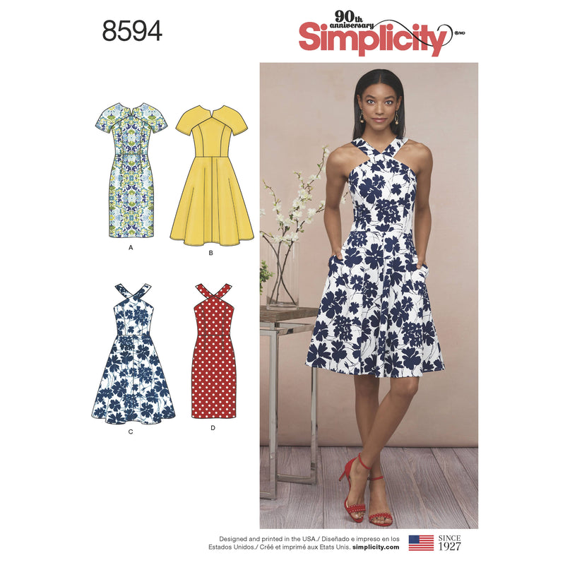 Simplicity Pattern 8594 Women’s / Petite Women’s Dresses