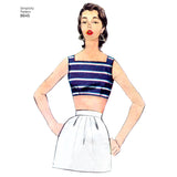 Simplicity Pattern 8645 Women’s Vintage Tops