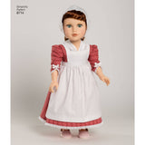 Pattern 8714 18" Doll Clothes