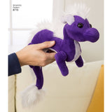 Pattern 8715 Stuffed Dragons