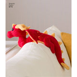 Pattern 8715 Stuffed Dragons