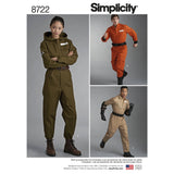 Pattern 8722 Women's, Men's and Teens' Costume