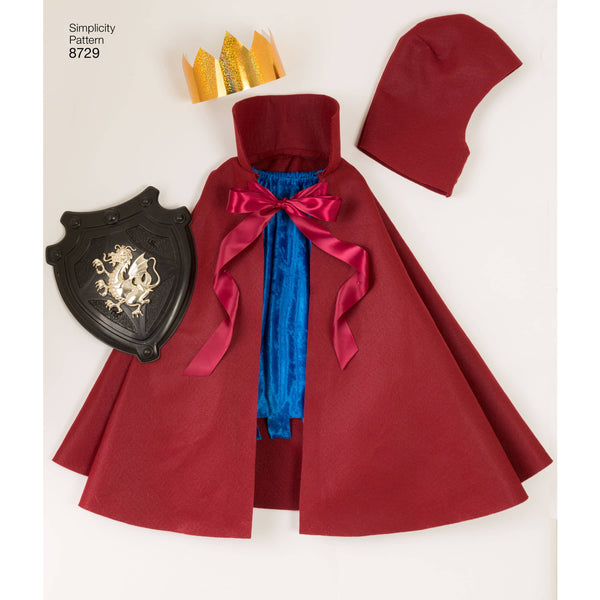 Pattern 8729 Child's Cape Costumes