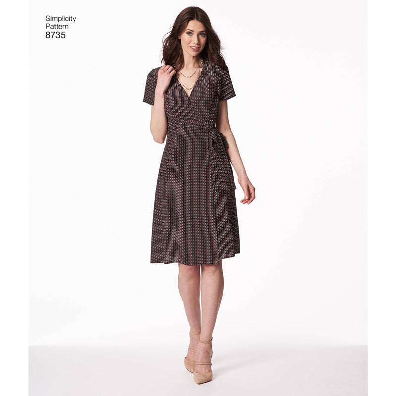 Simplicity Pattern 8735 Women’s / Petite Women’s  Wrap Dress