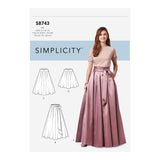 Simplicity Pattern 8743 Women's Pleated Skirts