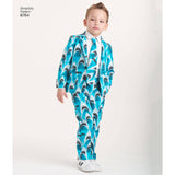 Pattern 8764 Boys' Suit and Ties