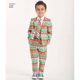 Pattern 8764 Boys' Suit and Ties