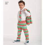 Pattern 8764 Boys' Suit and Ties