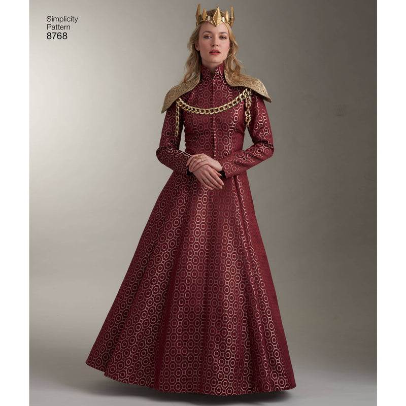 Simplicity Pattern 8768 Women's Fantasy Costumes