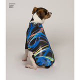 Pattern 8824 Dog Coats in Three Sizes