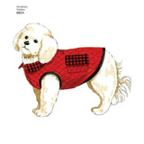 Pattern 8824 Dog Coats in Three Sizes