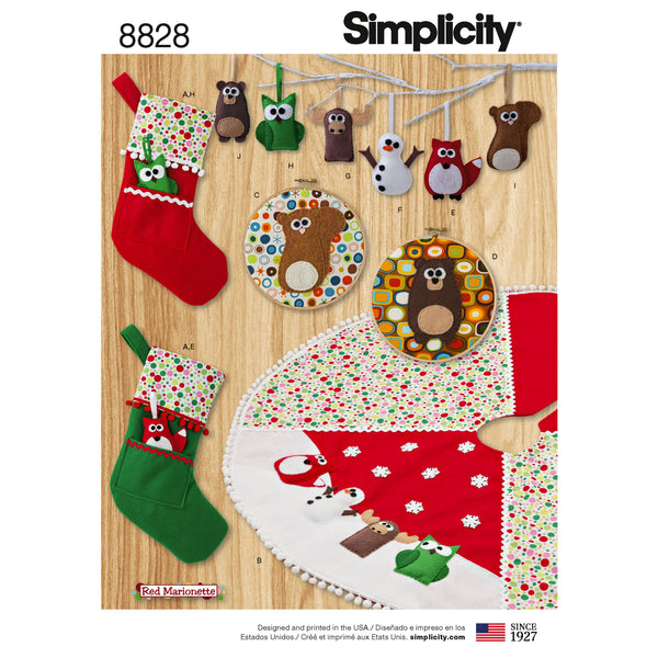 Pattern 8828 Holiday Decorating