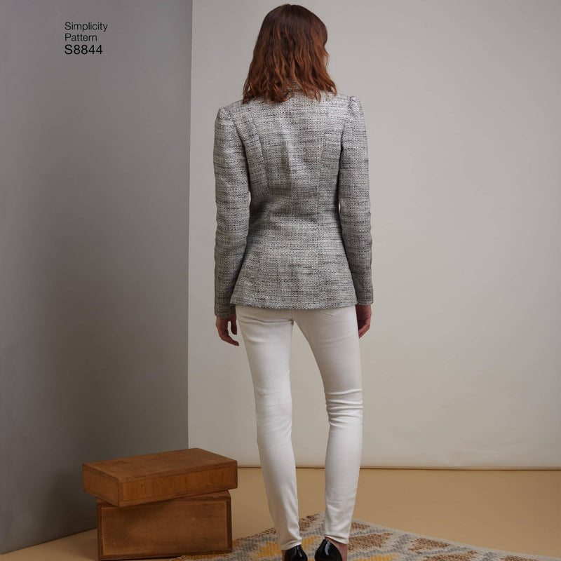 Simplicity Pattern S8844 Misses'/ Miss Petite Unlined Blazer