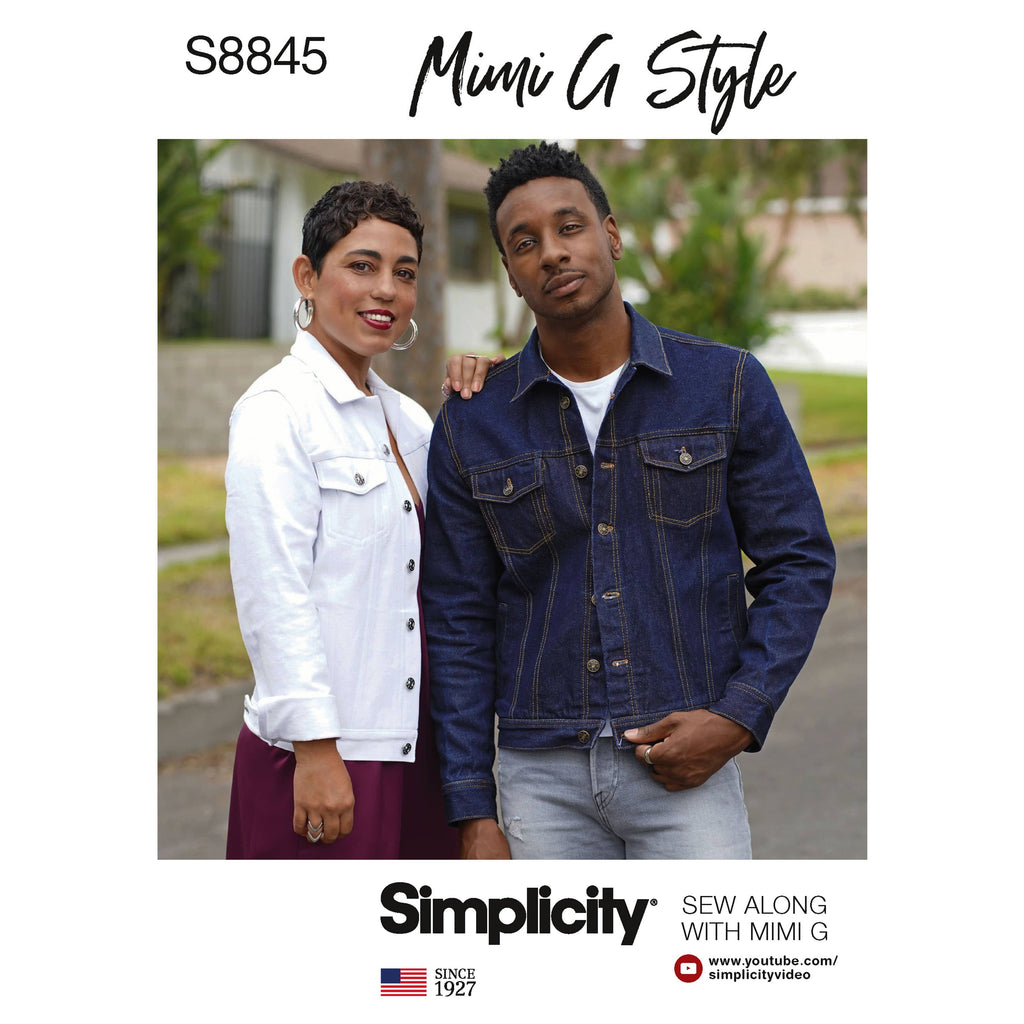 Simplicity Pattern S8845 Mimi G Jean Jacket – Lullabee Fabrics