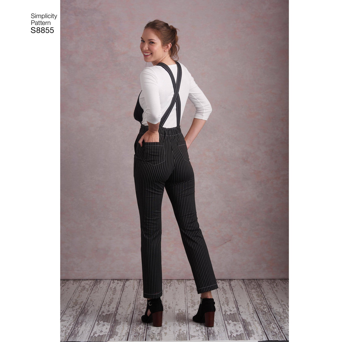 Simplicity Pattern S8855 Misses' Knit Overalls