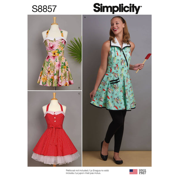 Pattern S8857 Misses' Aprons