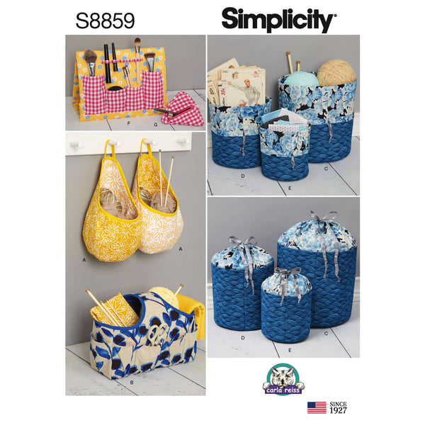 Pattern S8859 Organizers