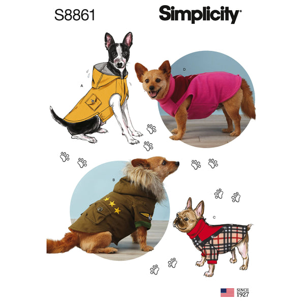 Pattern S8861 Dog Coats