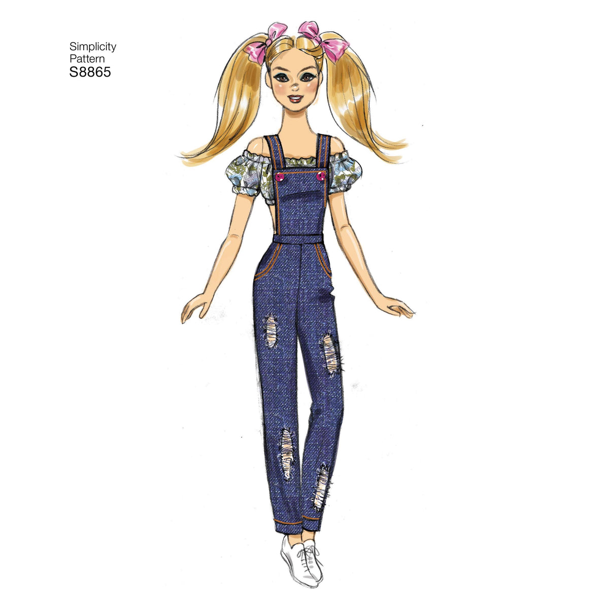 Pattern S8865 11 1/2" Fashion Doll Clothes