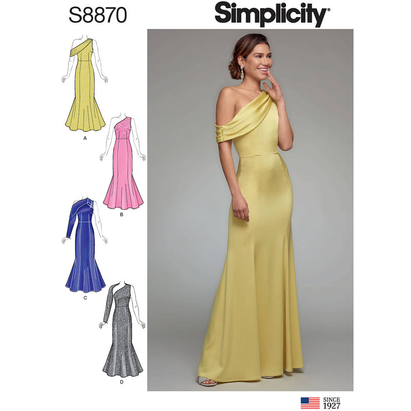 Simplicity Pattern S8870 Misses'/Miss Petite Dress