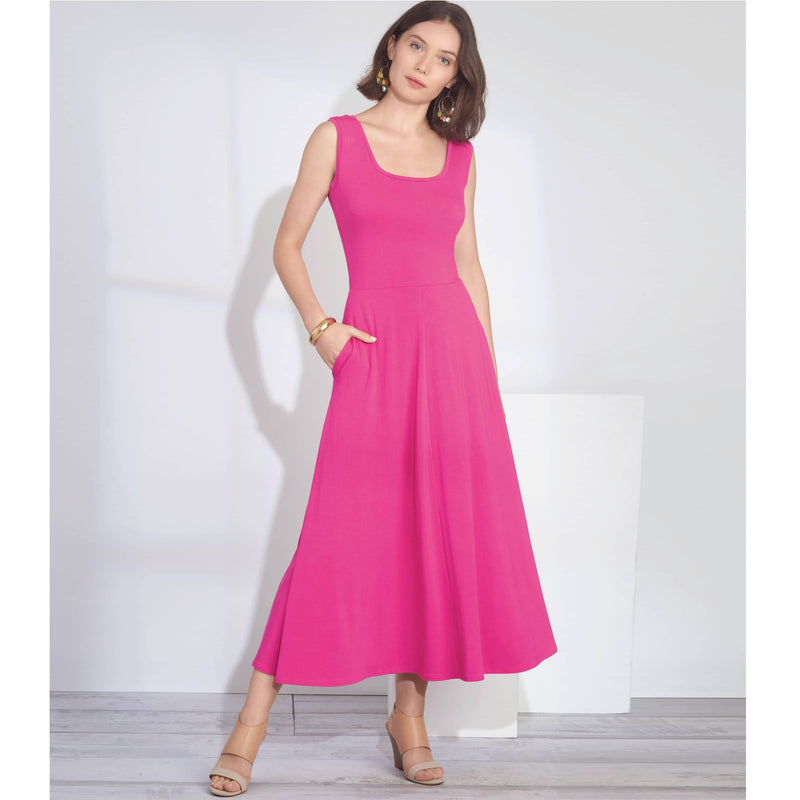 Simplicity Pattern S8874 Misses'/Women's Knit Dress