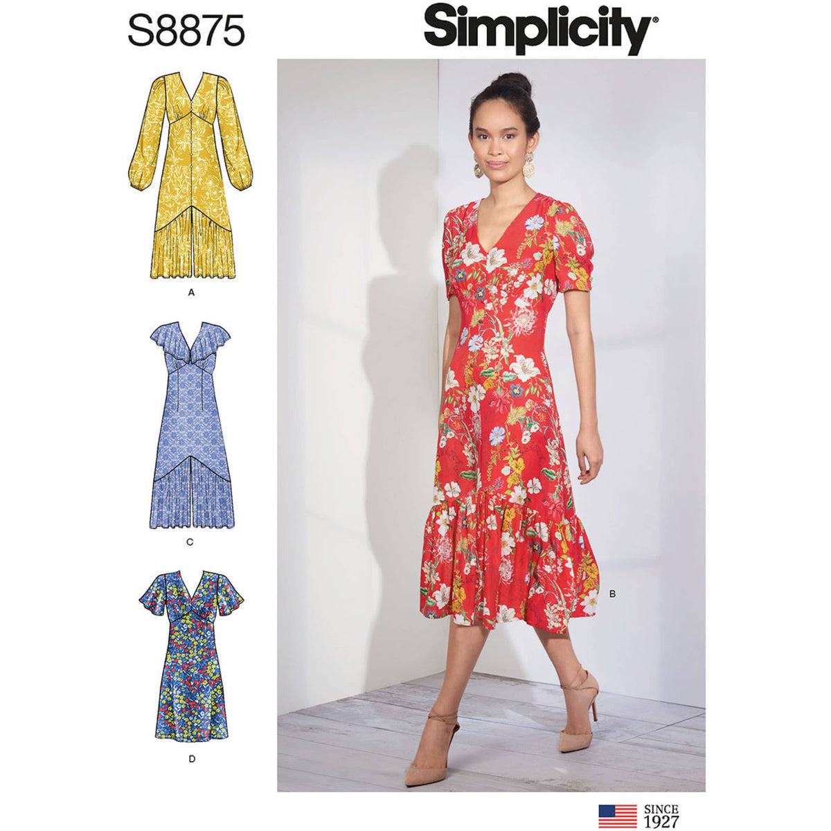 Simplicity Pattern S8875 Misses' Dresses