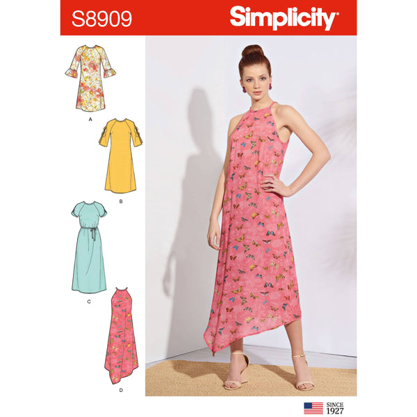 Simplicity Sewing Pattern S8909 Misses' Dresses