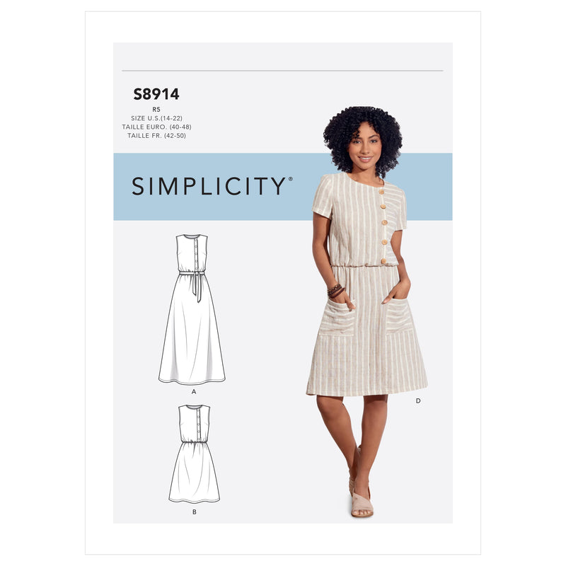 Simplicity Sewing Pattern S8914 Misses' Dress