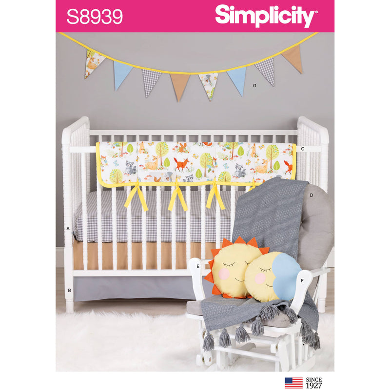 Simplicity Sewing Pattern S8939 Nursery D&eacute;cor