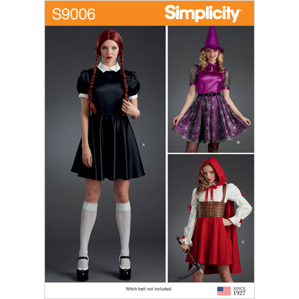 S9007  Simplicity Sewing Pattern Misses' Steampunk Costumes