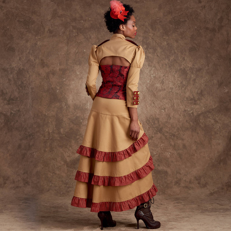 S2172  Simplicity Sewing Pattern Misses' Steampunk Costume