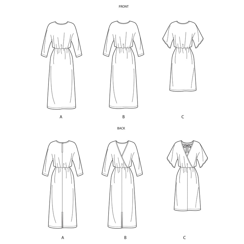 Simplicity Sewing Pattern S9010 Misses' Dresses with Length Variation