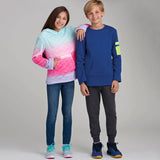 Simplicity Sewing Pattern S9028 Girls' & Boys' Knot Tops with Hoodie