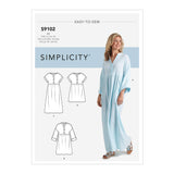 Simplicity Sewing Pattern S9102 Misses' Caftan & Dresses