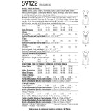 Simplicity Sewing Pattern S9122 Misses' Dresses