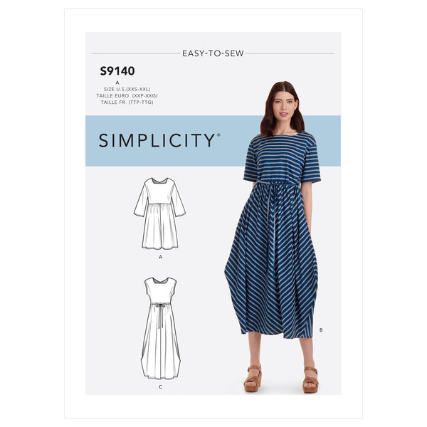Simplicity Crop Top Sewing Pattern Misses' Size XXS-XXL 