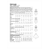 Simplicity Sewing Pattern S9168 Children's & Girls' Princess Costumes