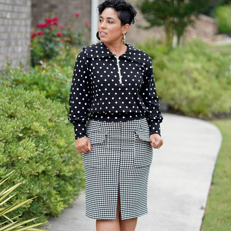 Simplicity Sewing Pattern S9182 Misses' Knit Top & Skirt