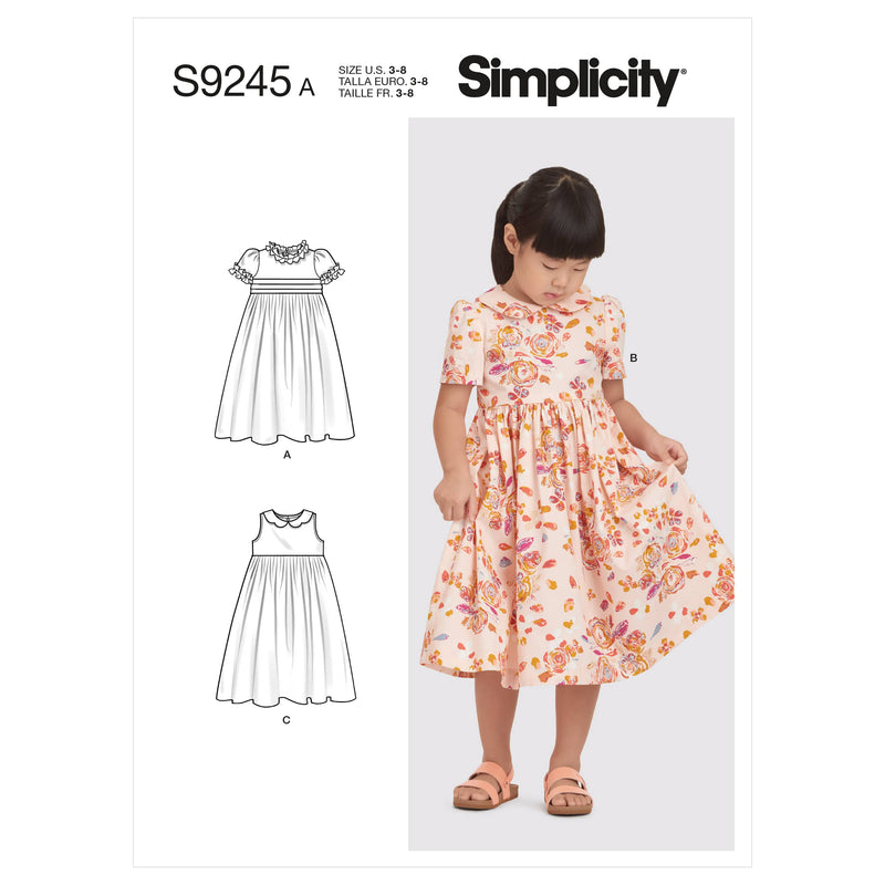 Simplicity Sewing Pattern S9245 Children's Dress