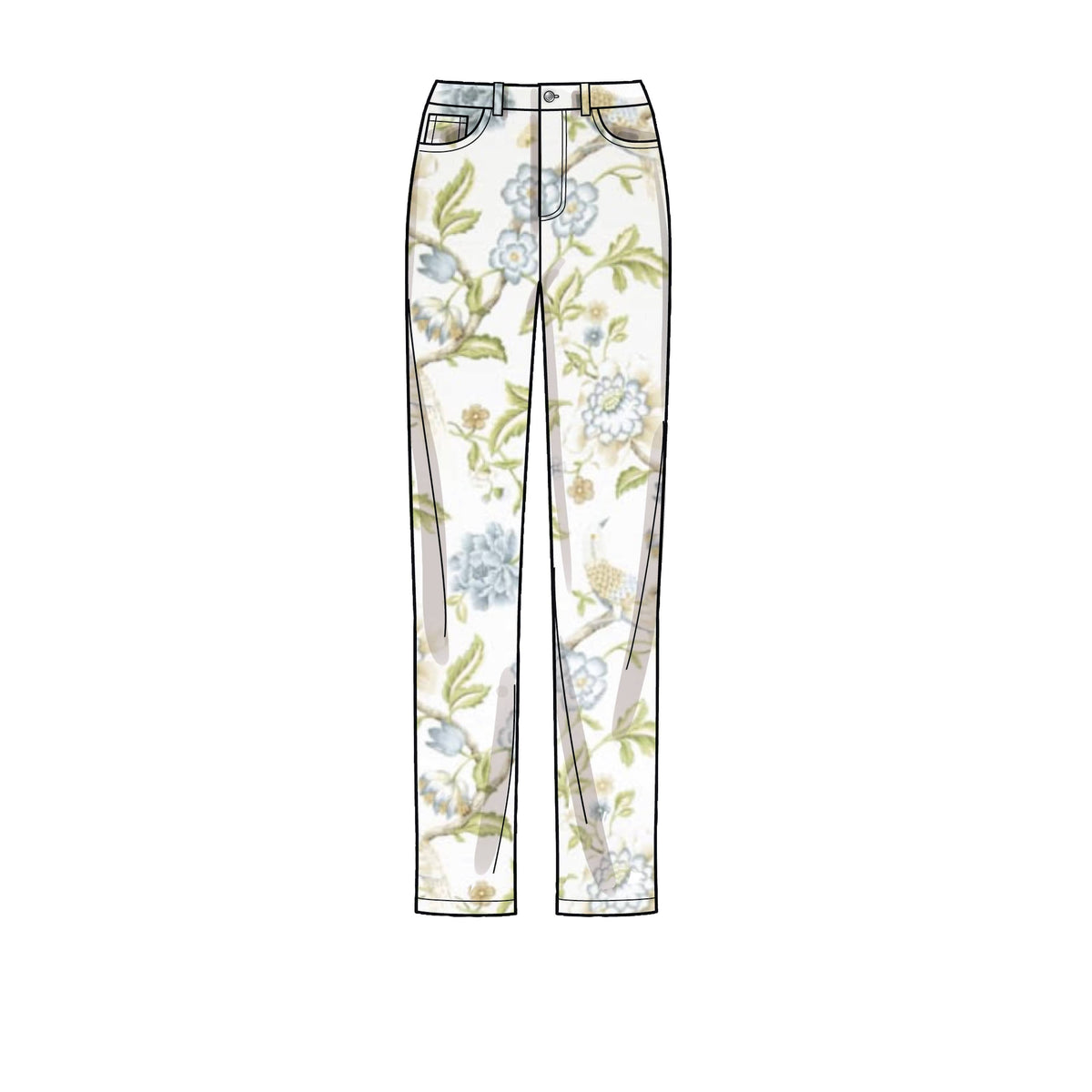 Simplicity Sewing Pattern S9266 Misses' & Women's Vintage Jeans With Front Buttons Or Zipper