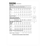 Simplicity Sewing Pattern S9296 Misses' Dress