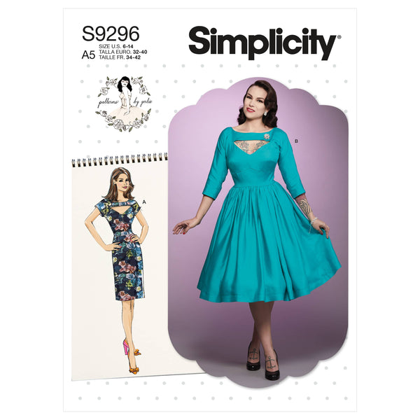 Simplicity Sewing Pattern S9296 Misses' Dress – Lullabee Fabrics Simplicity Sewing Pattern S9296 Misses' Dress – Lullabee Fabrics