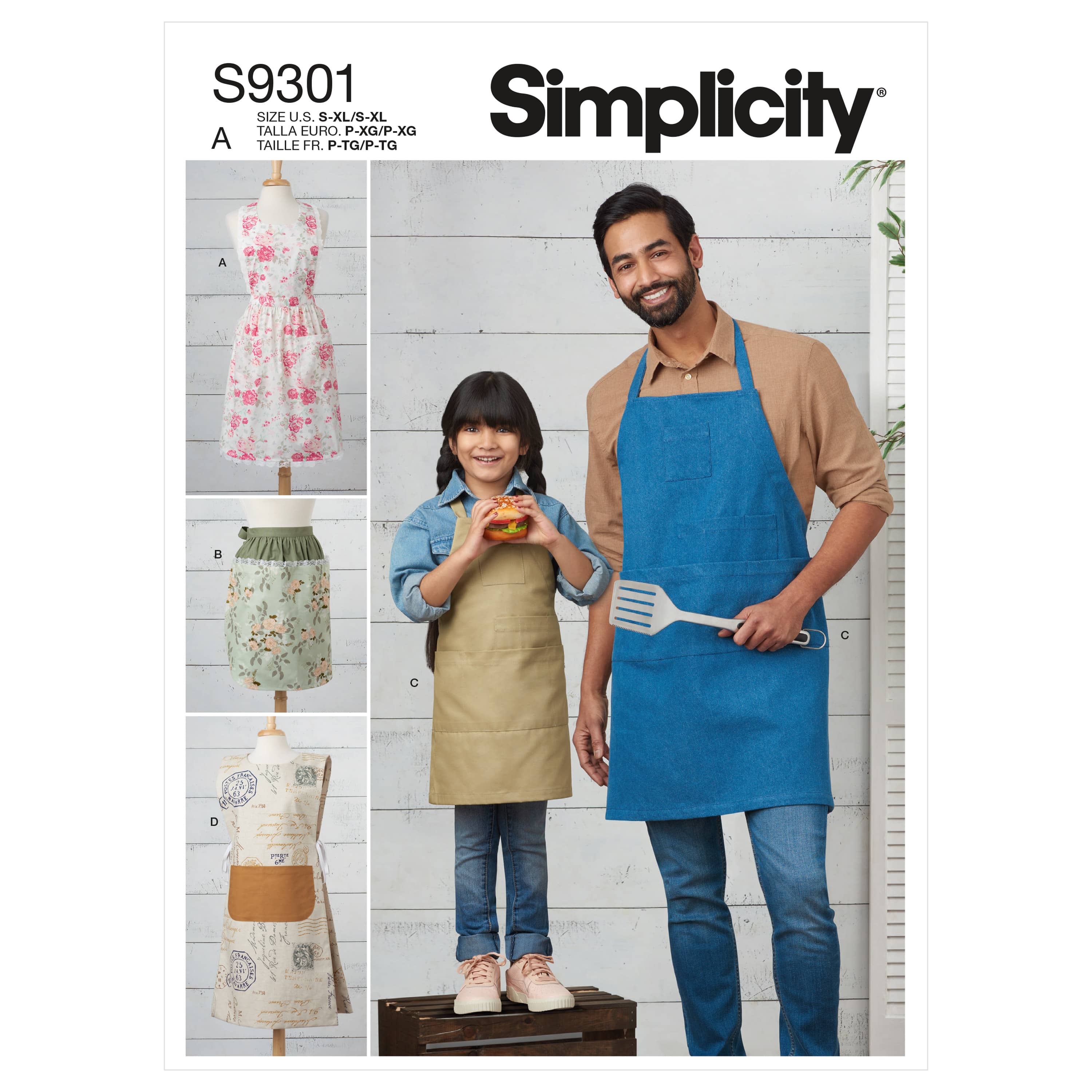 Simplicity Sewing Pattern S9301 Kids' & Adults' Aprons – Lullabee Fabrics